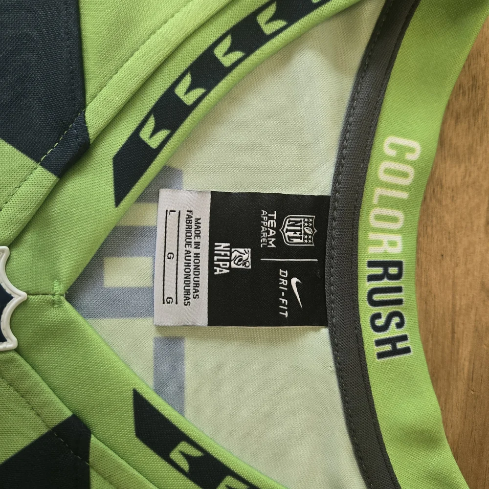Nike Dri Fit Seattle Seahawks Color Rush Green NFL Jersey